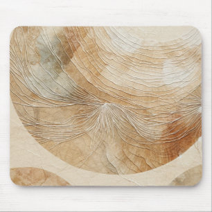 Airy Neutral Natural Elements Bohemian Boho Mouse Pad