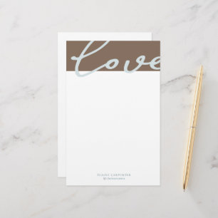 Airy Pastel   Personalised Stationery Paper