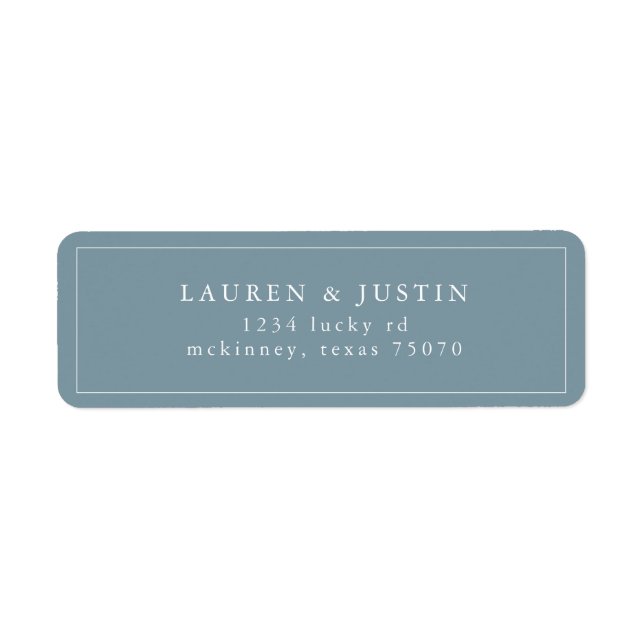 Airy Pastel | Return Address Label (Front)