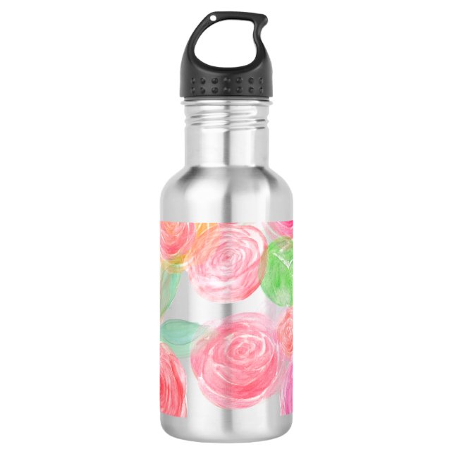 Airy Roses 532 Ml Water Bottle (Front)