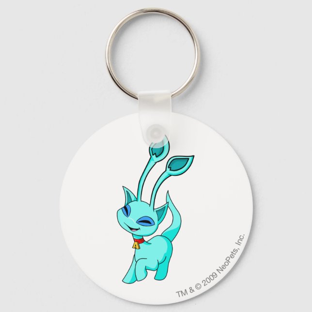 Aisha Blue Key Ring (Front)