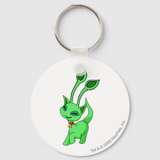 Aisha Green Key Ring (Front)
