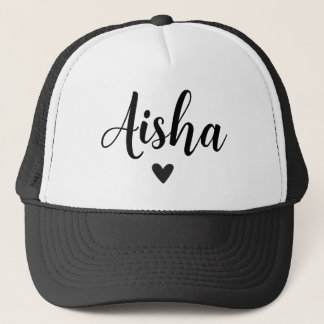 Aisha Name Meaning Custom Hat Cap Girl Clothing 