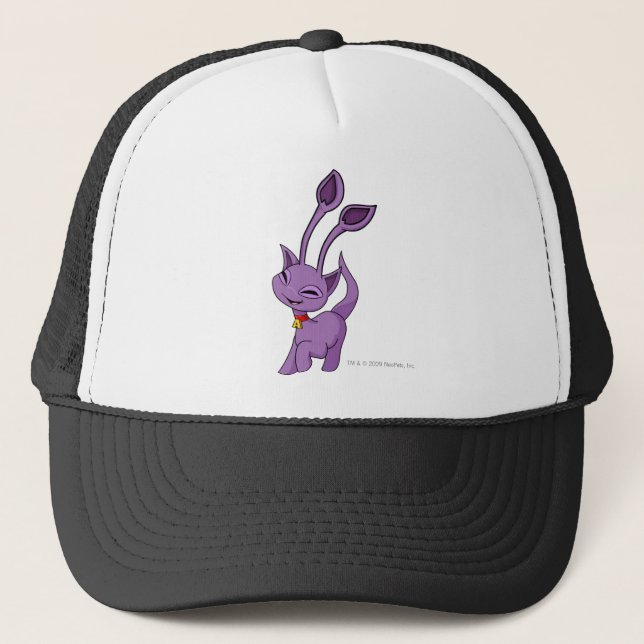 Aisha Purple Trucker Hat (Front)