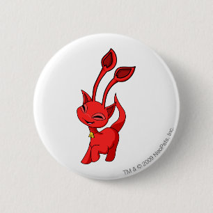 Aisha Red 6 Cm Round Badge