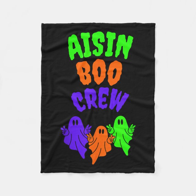 Aisin Boo Crew Colour  Fleece Blanket (Front)