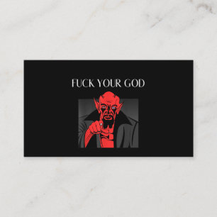 Aist Goat Satan Baphomet GIft Business Card
