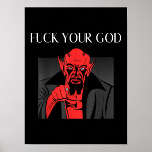 Aist Goat Satan Baphomet GIft Poster