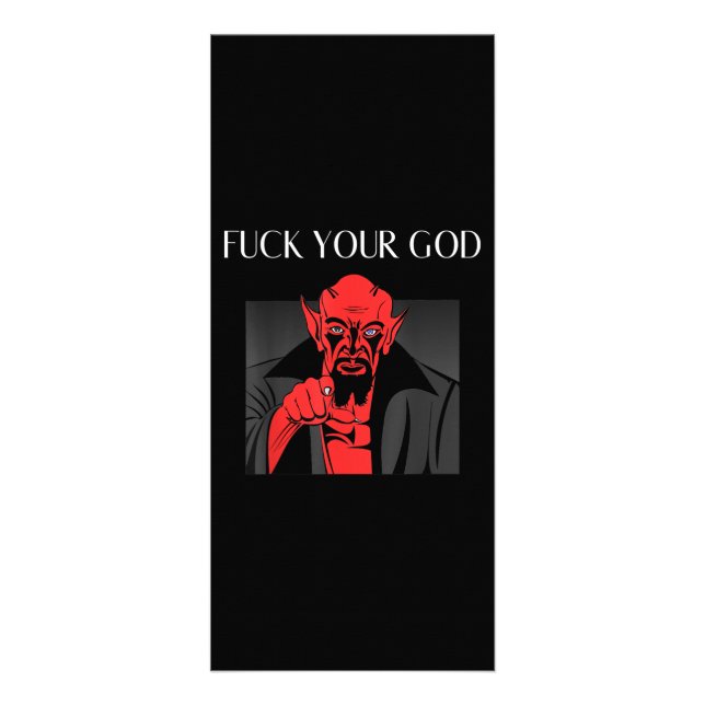 Aist Goat Satan Baphomet GIft Rack Card (Front)
