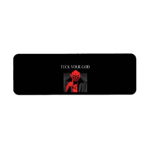 Aist Goat Satan Baphomet GIft Return Address Label