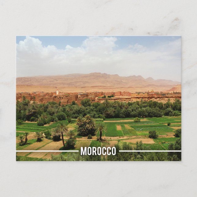 Ait BenHaddou Kasbah, Morocco Postcard (Front)