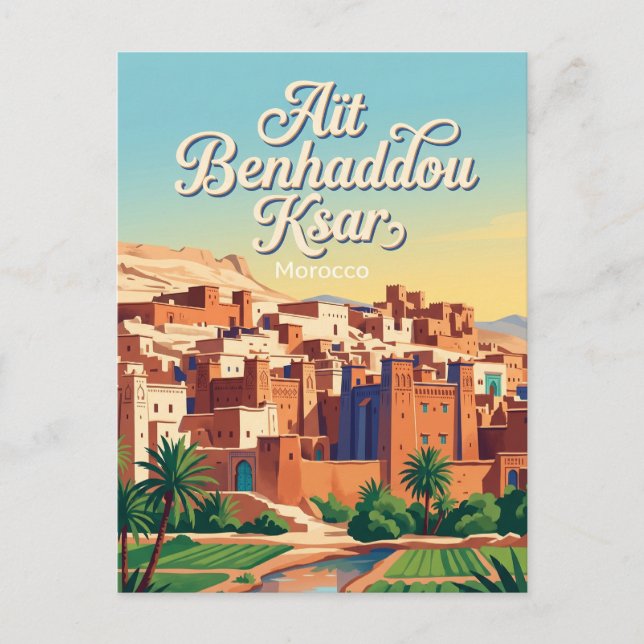 Aït Benhaddou Morocco Postcard (Front)