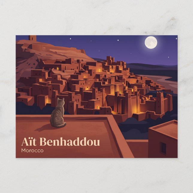 Aït Benhaddou Morocco Postcard (Front)