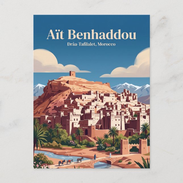 Aït Benhaddou Morocco Postcard (Front)