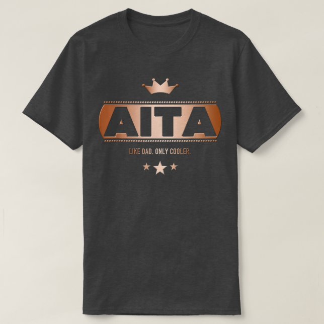 Aita Like Dad Only Cooler Tee for a Basque Father  (Design Front)