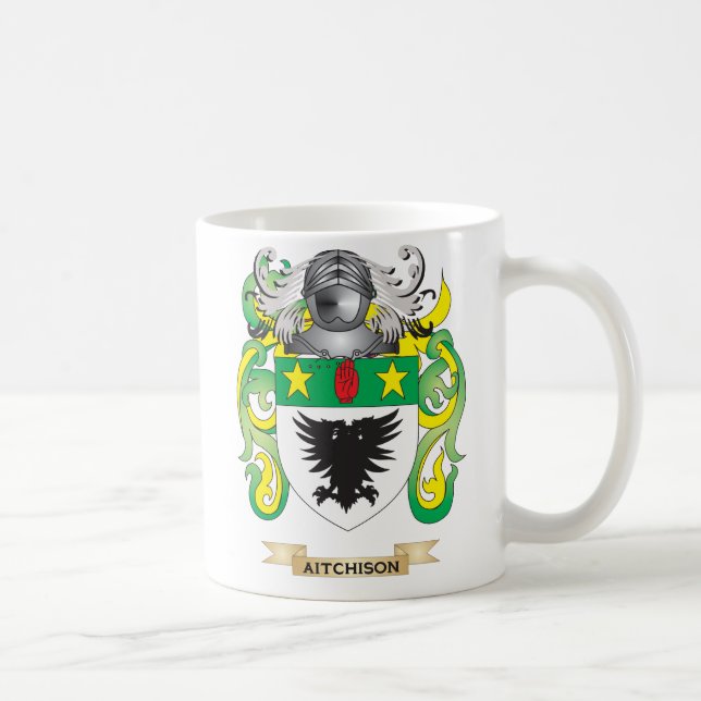 Aitchison Coat of Arms (Family Crest) Coffee Mug (Right)