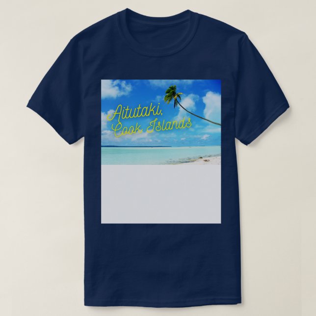 Aitutaki Cook Islands T-Shirt (Design Front)
