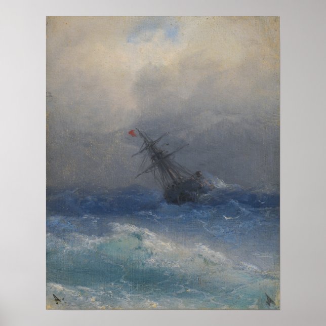 Aivazovsky - Shipwreck Poster (Front)