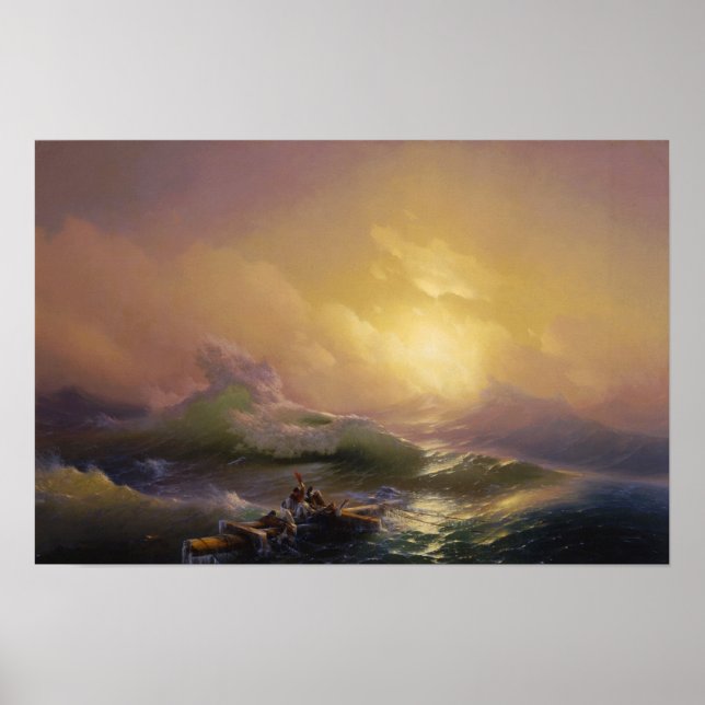 Aivazovsky - The Ninth Wave 1850 Poster (Front)
