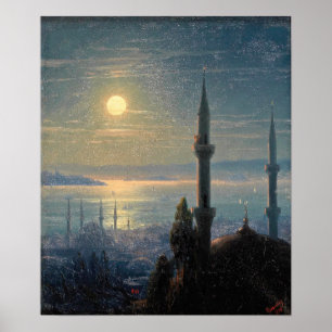 Aivazovsky - View Of Constantinople 1876 Poster