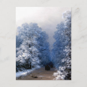 Aivazovsky - Winter Landscape Postcard