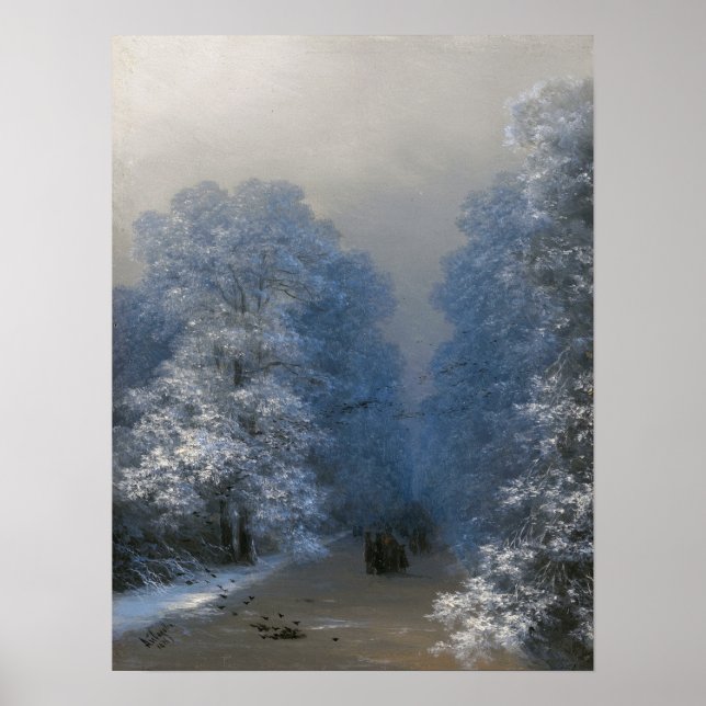 Aivazovsky - Winter Landscape Poster (Front)