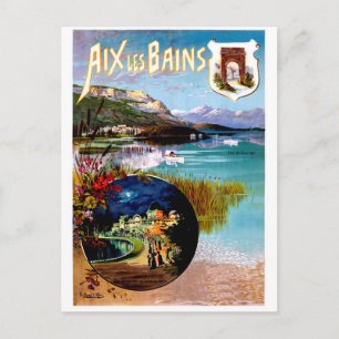 Aix Les Bains Scenery, France Postcard