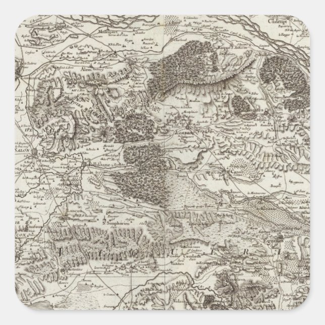 Aix Square Sticker (Front)