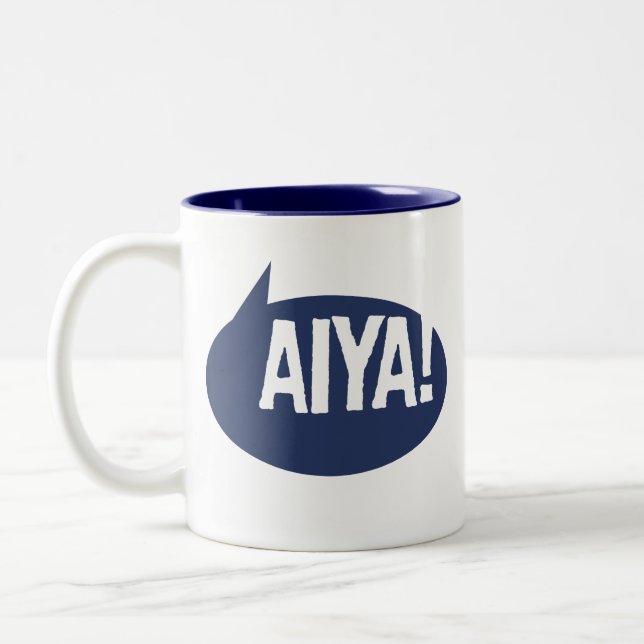 Aiya! Two-Tone Coffee Mug (Left)