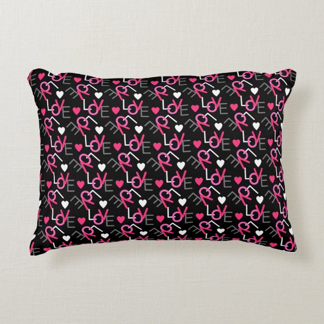 AJ Black Crazy Love Decorative Cushion (Front)