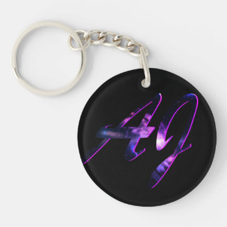 AJ Initials Key Ring