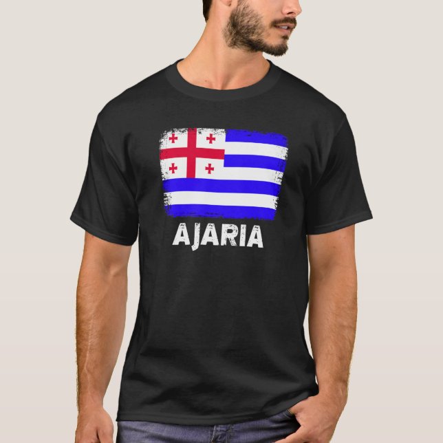 Ajaria Flag  Support Adjars People Women Men T-Shirt (Front)