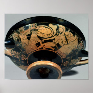 Ajax, urged on by Athena Poster