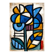 Ajisai Hydrangea Tribal Abstraction