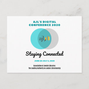 AJL Digital Conference 2020 Postcard