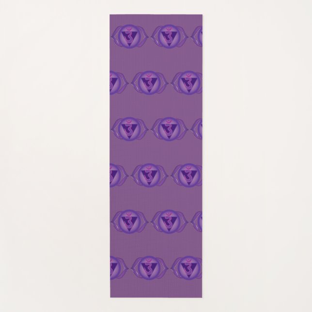 Ajna or Third eye Chakra Yoga Mat (Front)