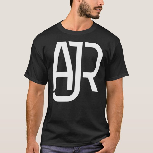 AJR White Logo Classic T-Shirt (Front)