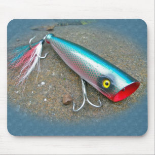 AJS Saltwater Lure Popper Blue Dragon Items Mouse Pad