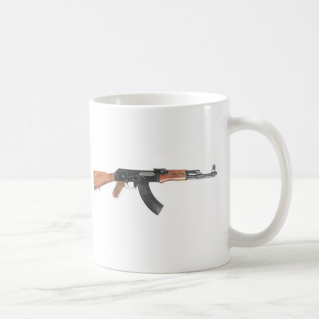 AK47 Assault rifle Coffee Mug (Right)
