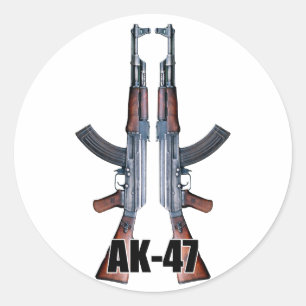 AK47 Dual Assault Rifles Sticker