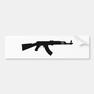 Ak47 Gun Bumper Sticker