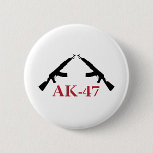 AK-47 6 CM ROUND BADGE