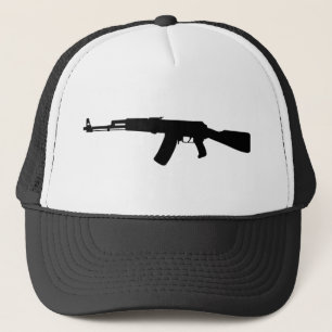 AK-47 assault rifle Kalashnikov Trucker Hat
