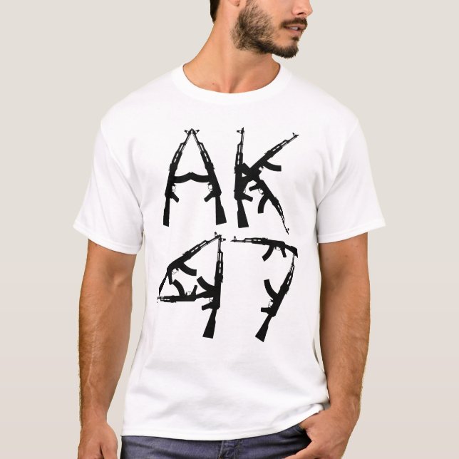 AK-47 Assault Rifle Marksman T-Shirt (Front)
