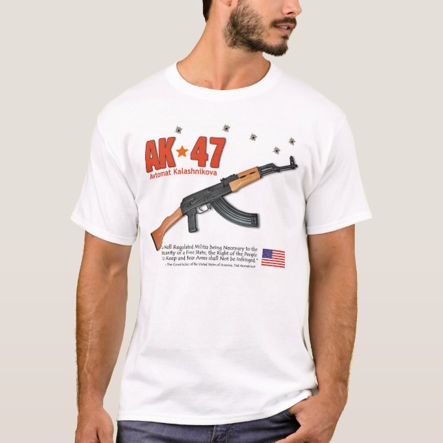 AK-47 Avtomat Kalashnikova T-Shirt (Front)