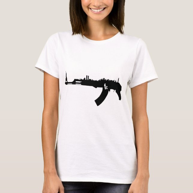AK 47 NY Skyline T-Shirt (Front)