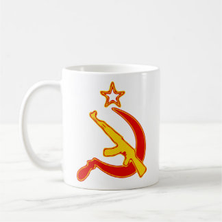 AK-47 & Sickle *with Star* Coffee Mug