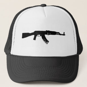 AK-47 Silhouette Trucker Hat