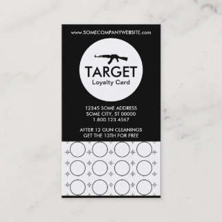 ak-47 target stamp card