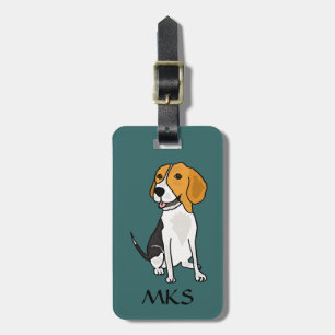 AK- Awesome Beagle Luggage Tag